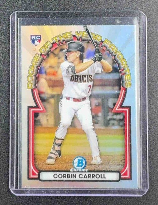 2023 Bowman Corbin Carroll #ROYF-1 Rookie of the Year Favorites Chrome RC