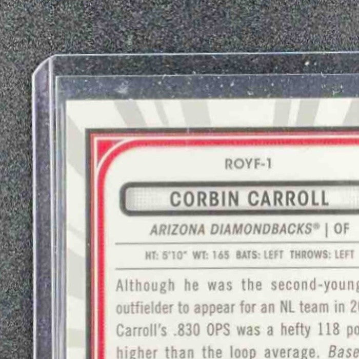 2023 Bowman Corbin Carroll #ROYF-1 Rookie of the Year Favorites Chrome RC
