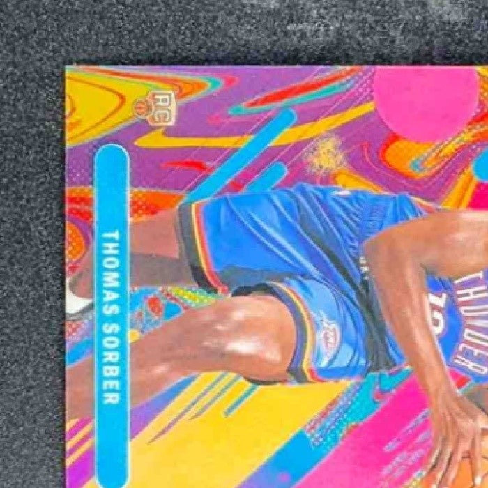 THOMAS SORBER 2025-26 TOPPS FINEST #15 COMMON OIL SPILL REFRACTOR RC THUNDER
