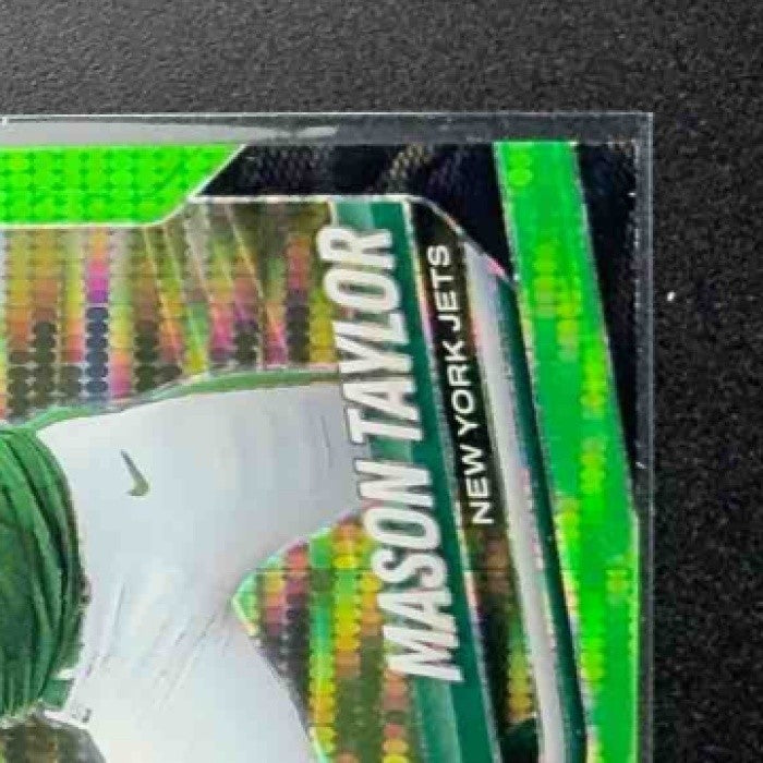 MASON TAYLOR 2025 PANINI PRIZM #329 NEON GREEN PULSAR RC JETS