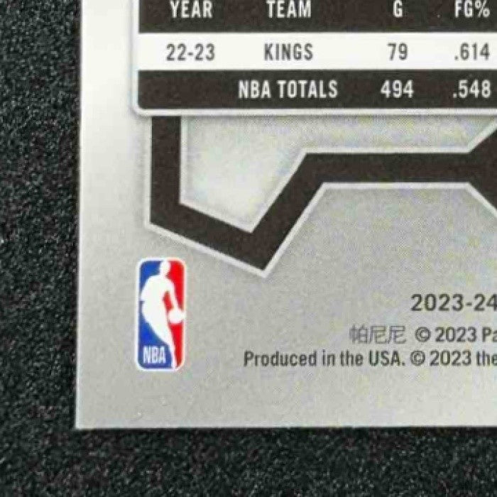 DOMANTAS SABONIS 2023-24 PANINI PRIZM #45 PRIZMS RED SPARKLE KINGS