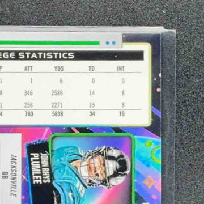 JOHN RHYS PLUMLEE 2024 TOPPS COSMIC CHROME #179 NUCLEUS REFRACTOR RC JAGUARS