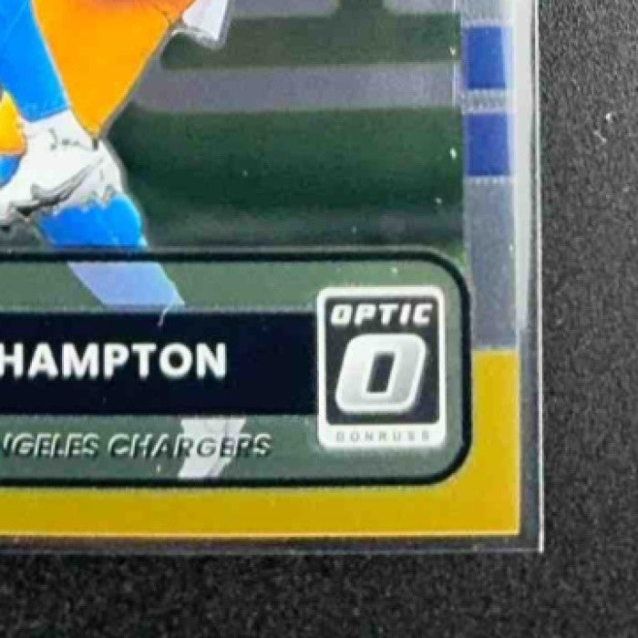 OMARION HAMPTON 2025 PANINI DONRUSS OPTIC #6 2015 RETRO RC CHARGERS
