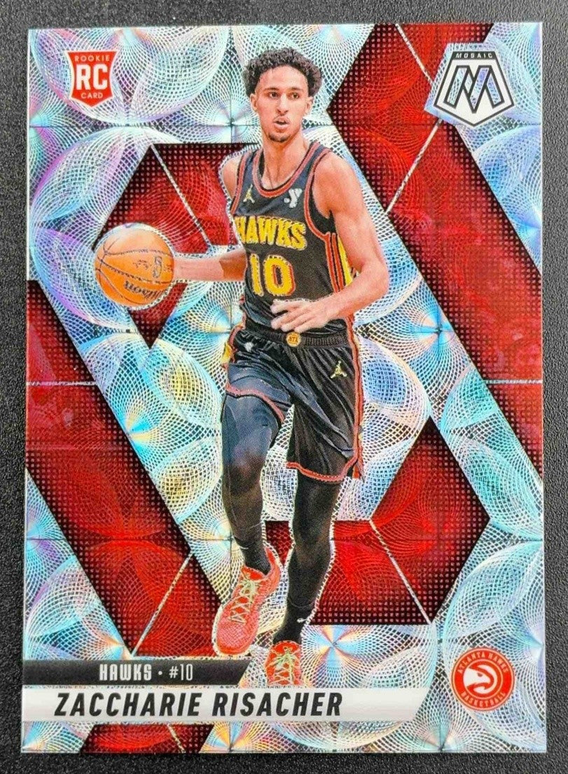 ZACCHARIE RISACHER 2024-25 PANINI MOSAIC #213 INTERNATIONAL MOSAIC RC HAWKS
