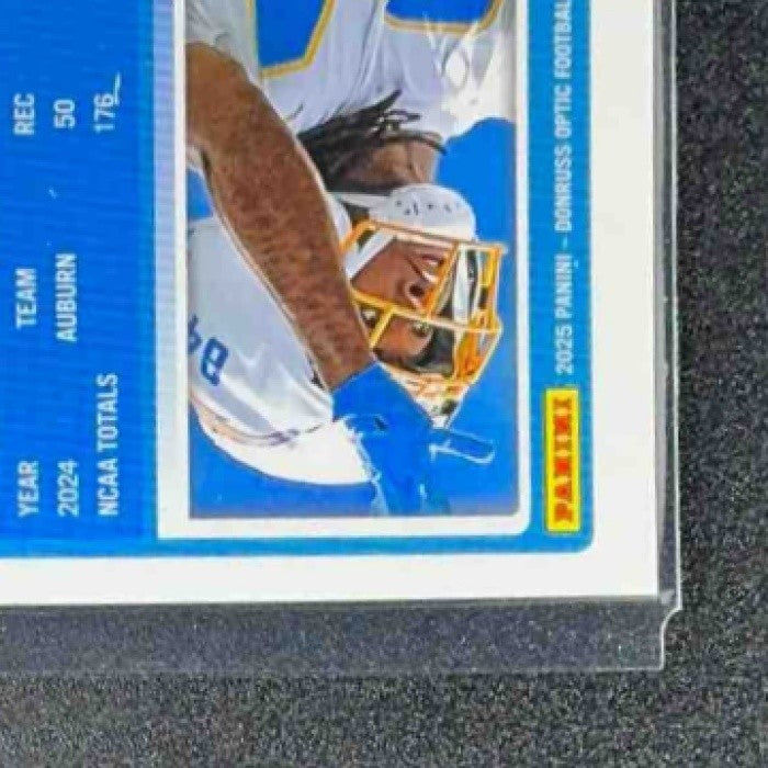 2025 Panini Donruss Optic KeAndre Lambert-Smith Rated Rookie Blue Hyper Prizm