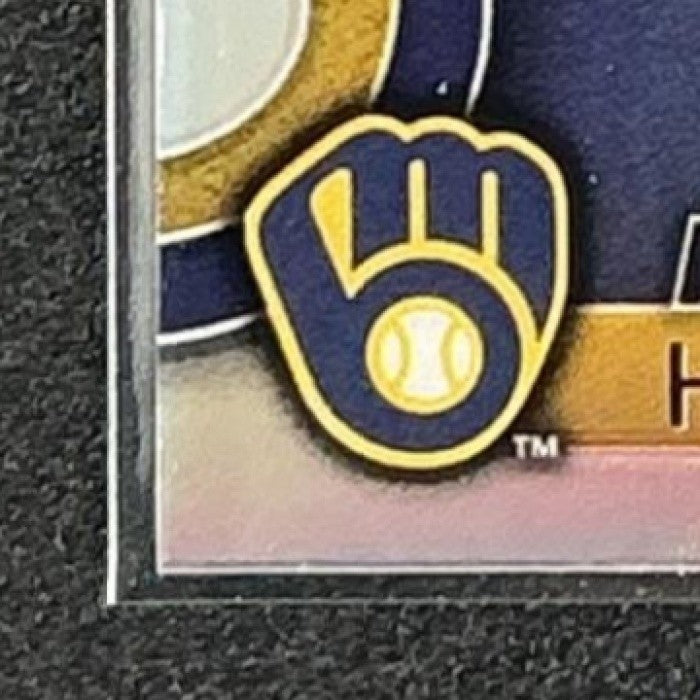 RHYS HOSKINS 2025 TOPPS CHROME #98 REFRACTOR BREWERS