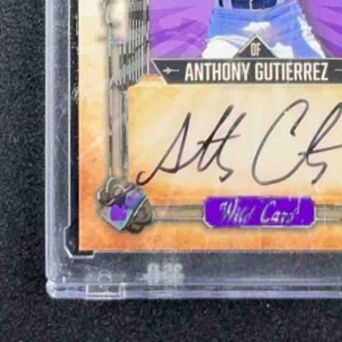 2023 WILD CARD ANTHONY GUTIERREZ AUTO /4