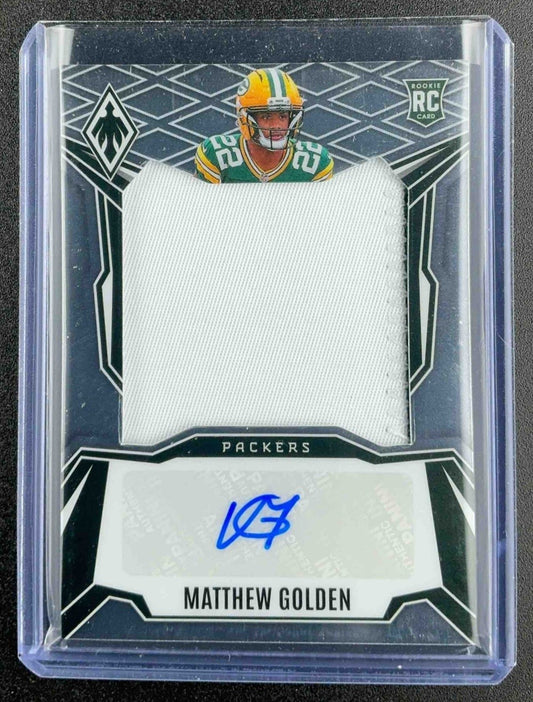 PANINI PHOENIX 2025 ROOKIE PATCH AUTOGRAPH MATTHEW GOLDEN PACKERS /199 #RPS-MGN