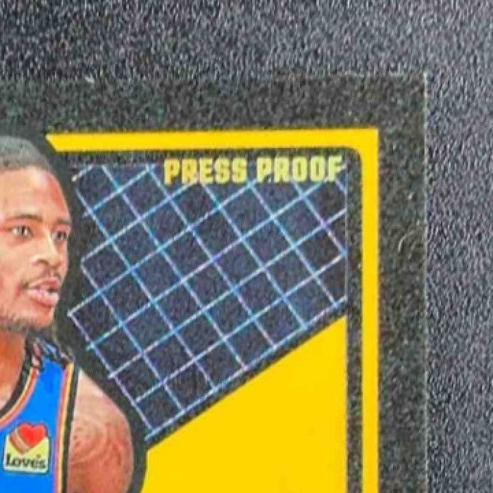 2023 Panini Donruss Cason Wallace #9 Retro Series Gold Press Proof RC