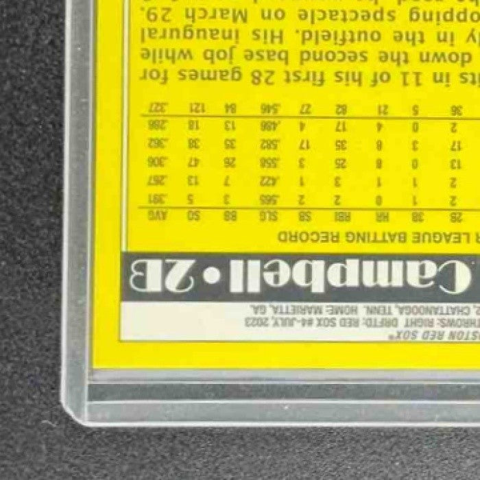 KRISTIAN CAMPBELL 2025 TOPPS CHROME UPDATE #90CU-19 1990 RC RED SOX