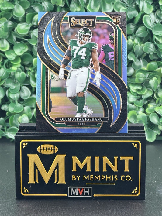 OLUMUYIWA FASHANU  2024 SELECT PREMIER LEVEL LIGHT BLUE PRIZM /99  #192 JETS RC