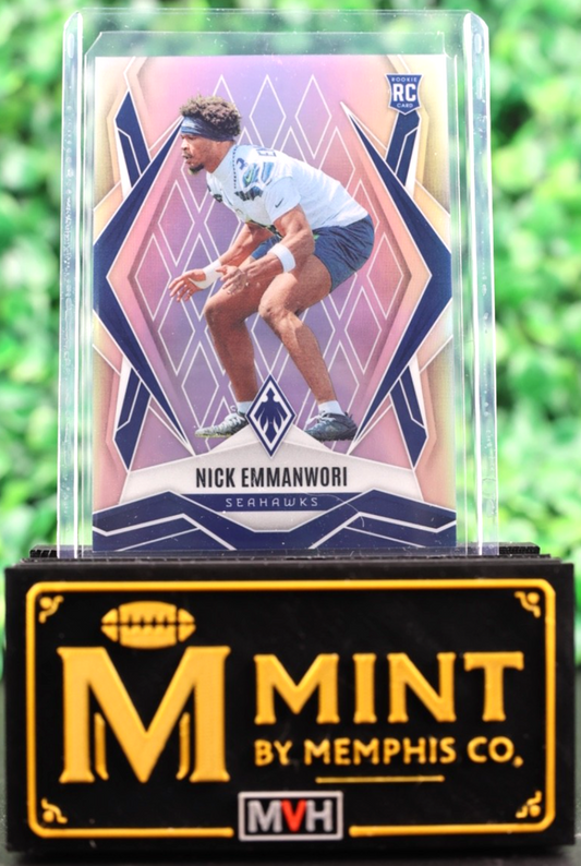 NICK EMMANWORI 2025 PANINI PHOENIX #245 SILVER RC SEAHAWKS