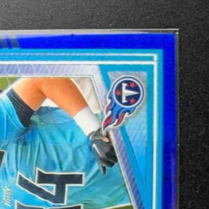 GUNNAR HELM 2025 PANINI DONRUSS OPTIC #294 RATED ROOKIE BLUE HYPER PRIZM TITANS