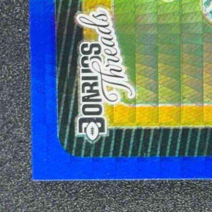 2025 Panini Donruss Optic Matthew Golden #DTBH-MGN Threads Blue Hyper Prizm RC