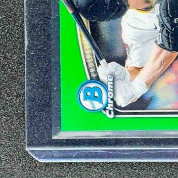 SAMMY STAFURA 2025 BOWMAN DRAFT #BDC-187 CHROME GREEN REFRACTOR 91/99 PIRATES