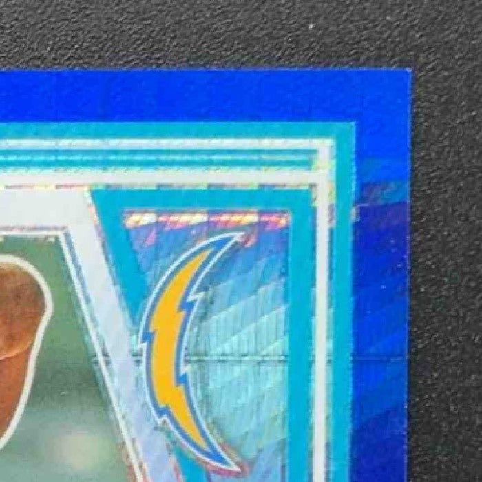 2025 Panini Donruss Optic Omarion Hampton #212 Rated Rookie Blue Hyper Prizm