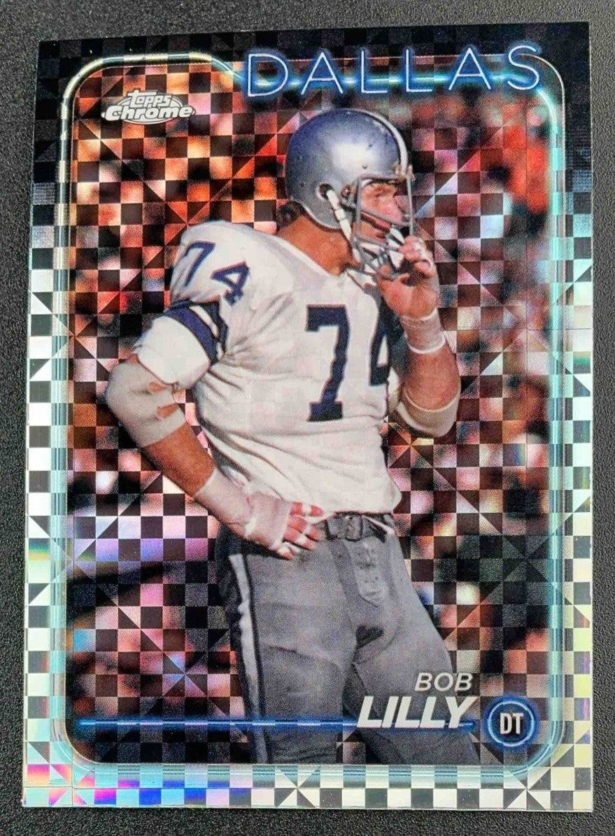 BOB LILLY 2024 TOPPS CHROME #43 X-FRACTOR COWBOYS