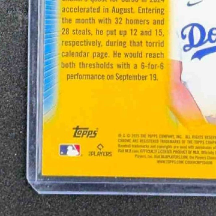 SHOHEI OHTANI 2025 TOPPS CHROME #CAE-1 ALL-ETCH DODGERS