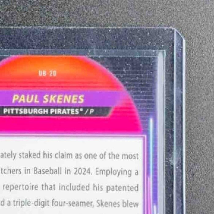 PAUL SKENES 2025 TOPPS COSMIC CHROME #UB-20 ULTRAVIOLET BEAM PIRATES