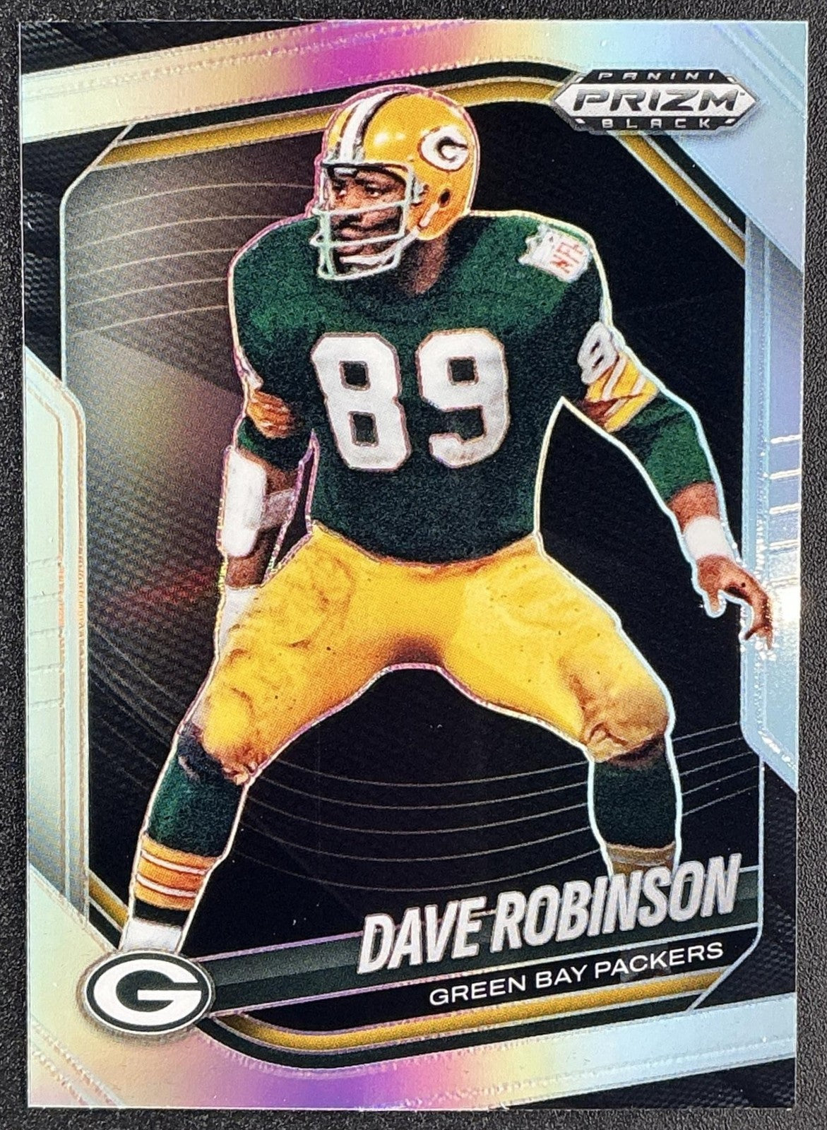 DAVE ROBINSON 2025 PANINI PRIZM BLACK #59 SILVER PACKERS