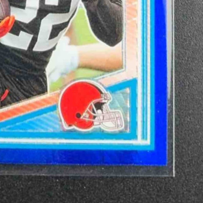 2025 Panini Donruss Optic Dylan Sampson #238 Rated Rookie Blue Hyper Prizm