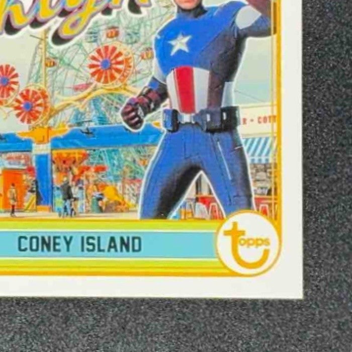 2026 Topps Brooklyn Marvel Captain America Coney Island #WB-9 Postcard