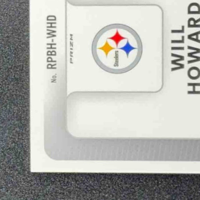 2025 Panini Donruss Optic Will Howard Rookie Phenoms Blue Hyper Prizm RC