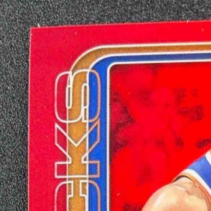 JOSH HART 2025-26 TOPPS CHROME #160 RED, WHITE & BLUE REFRACTOR KNICKS