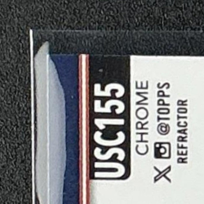 CARSON MCCUSKER 2025 TOPPS CHROME UPDATE #USC155 REFRACTOR RC TWINS
