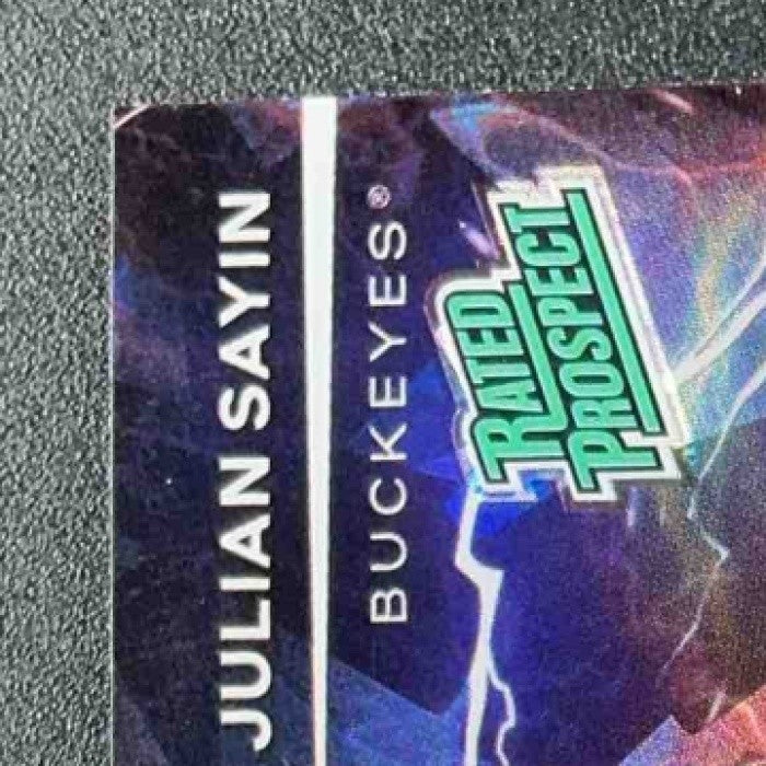 JULIAN SAYIN 2025 PANINI PRIZM DRAFT PICKS #23 FEARLESS RED ICE BUCKEYES