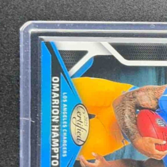 OMARION HAMPTON 2025 PANINI CERTIFIED #CRK-OHN ROOKIES RC CHARGERS