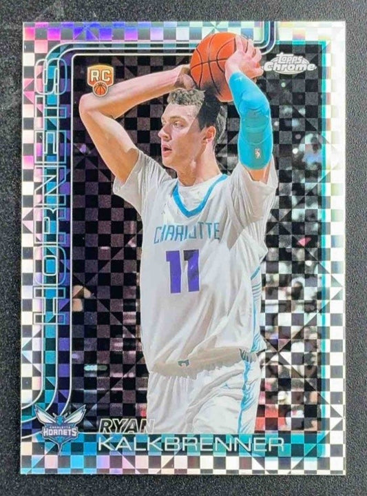 RYAN KALKBRENNER 2025-26 TOPPS CHROME #284 X-FRACTOR RC HORNETS