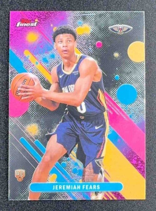 JEREMIAH FEARS 2025-26 TOPPS FINEST #7 COMMON RC PELICANS