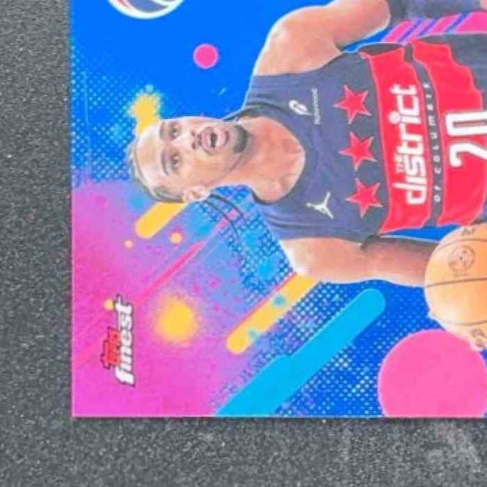ALEX SARR 2025-26 TOPPS FINEST #59 COMMON BLUE REFRACTOR 62/200 WIZARDS