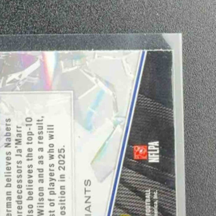 MALIK NABERS 2025 PANINI PRIZM #5 BREAK GIANTS