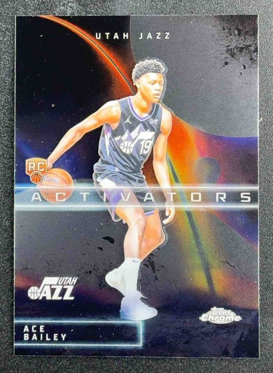 ACE BAILEY 2025-26 TOPPS CHROME #AC-15 ACTIVATORS RC JAZZ