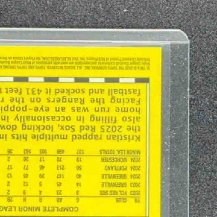 KRISTIAN CAMPBELL 2025 TOPPS CHROME UPDATE #90CU-19 1990 RC RED SOX