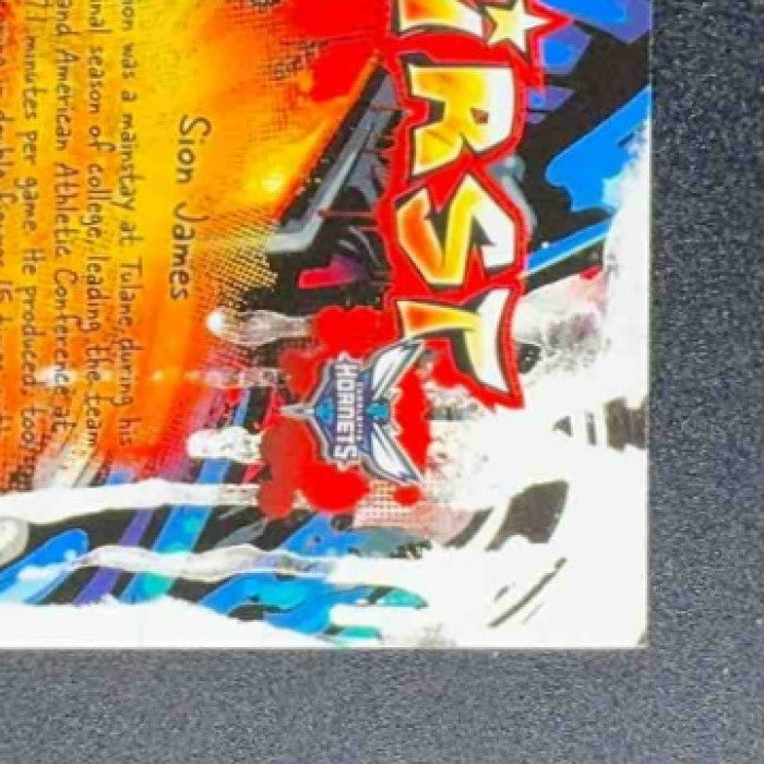 SION JAMES 2025-26 TOPPS FINEST #F-23 FIRST RC HORNETS