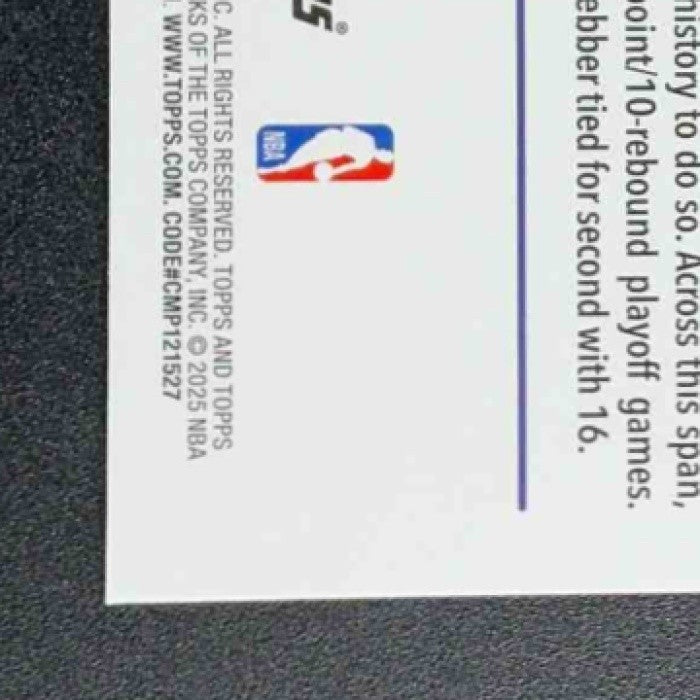 SHAQUILLE O'NEAL 2025-26 TOPPS CHROME #242 X-FRACTOR LAKERS
