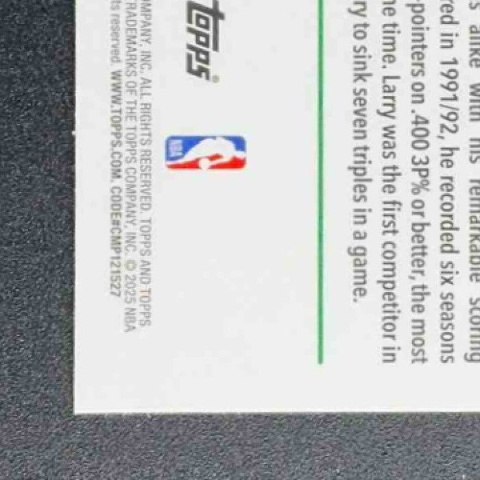 LARRY BIRD 2025-26 TOPPS CHROME #243 X-FRACTOR CELTICS
