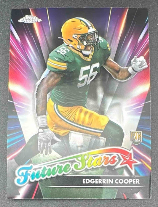 EDGERRIN COOPER 2024 TOPPS CHROME #FS-5 FUTURE STARS RC PACKERS