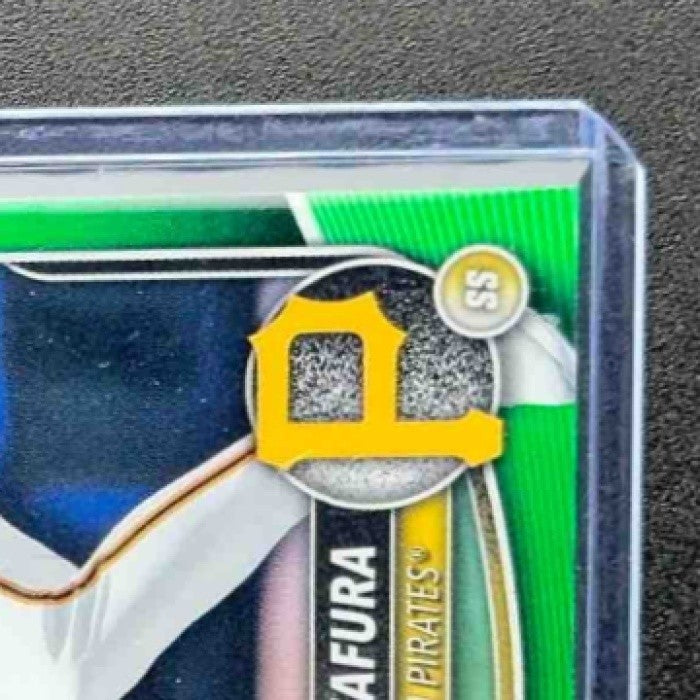 SAMMY STAFURA 2025 BOWMAN DRAFT #BDC-187 CHROME GREEN REFRACTOR 91/99 PIRATES