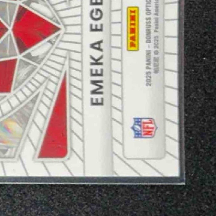 EMEKA EGBUKA 2025 PANINI DONRUSS OPTIC #4 DIAMOND HANDS RC BUCCANEERS