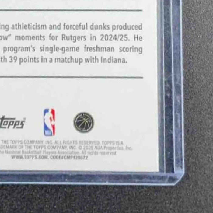 ACE BAILEY 2025-26 TOPPS #205 SANDGLITTER