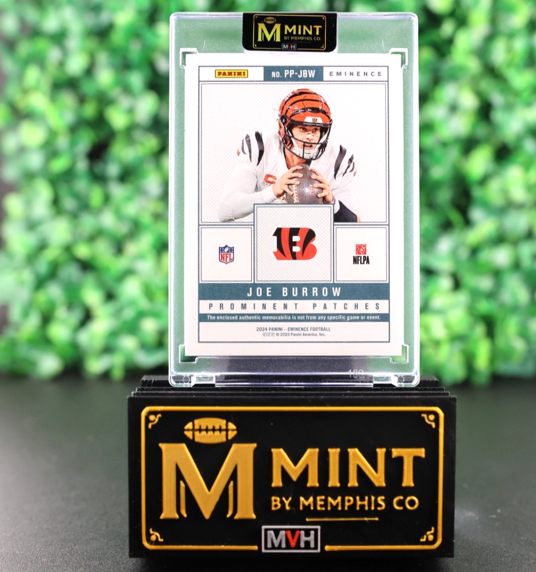 JOE BURROW 2024 PANINI EMINENCE PROMINENT PATCHES BENGALS INSANE PATCH 5/5 SSP
