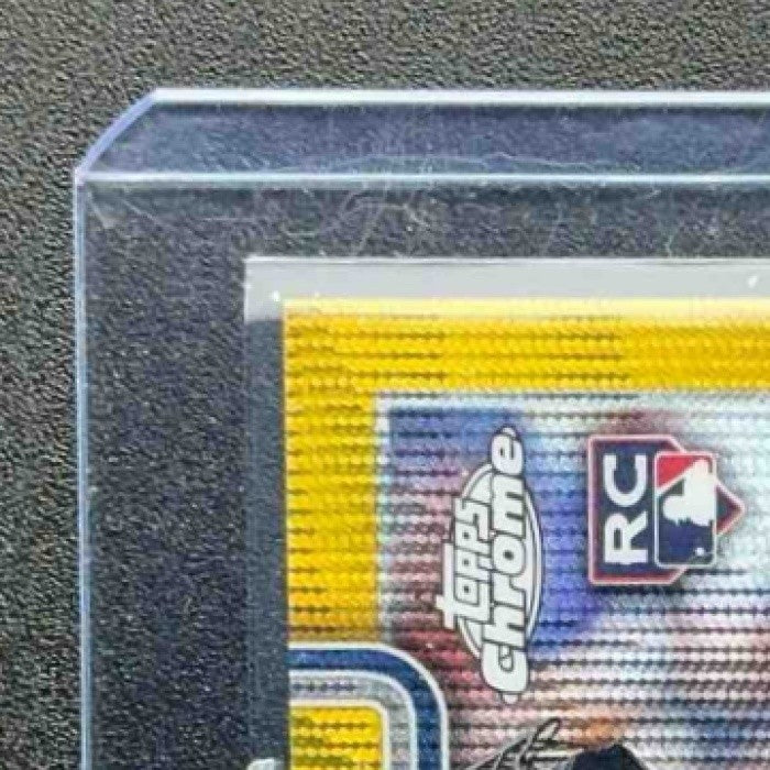 2025 Topps Chrome Carlos Narvaez Rookie Debut Auto Gold Wave Refractor /50 RC