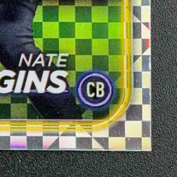 NATE WIGGINS 2024 TOPPS CHROME #227 X-FRACTOR RC RAVENS