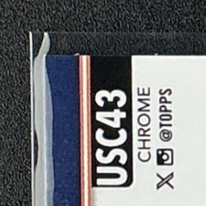 CHASE LEE 2025 TOPPS CHROME UPDATE #USC43 PRISM REFRACTOR RC TIGERS