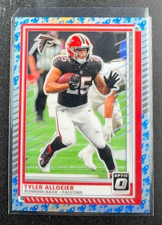TYLER ALLGEIER 2025 PANINI DONRUSS OPTIC #33 ROCKET PRIZM FALCONS