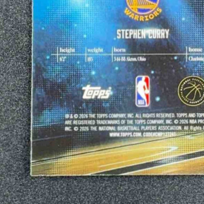 STEPHEN CURRY 2025-26 TOPPS FINEST #FI-4 FINISHERS BLUE REFRACTOR 52/99 WARRIORS